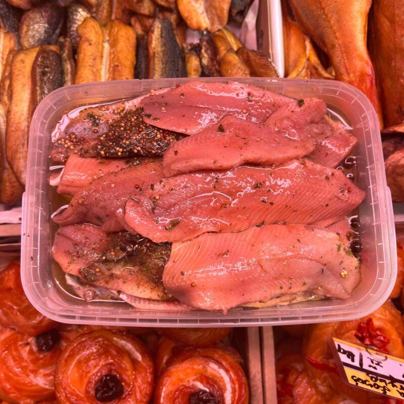 Śledź korzenny w oleju