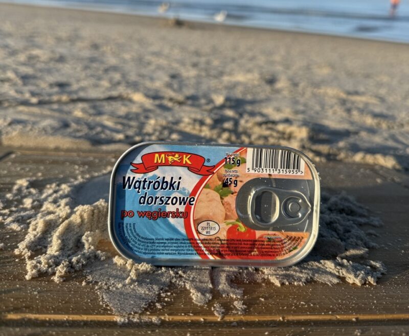 Wątróbki dorszowe po węgiersku