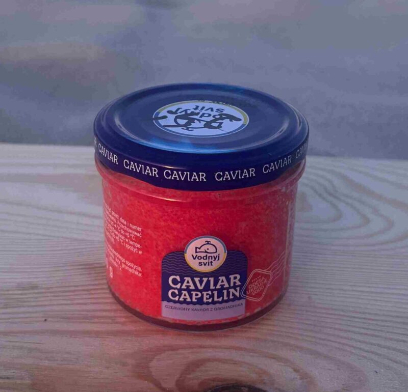 Kawior z ikry gromadnika czerwony